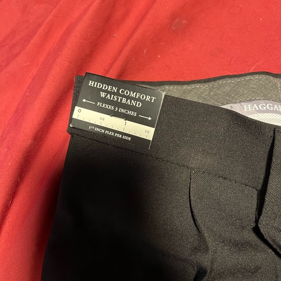 Haggar Flexible Waist 40X34 Black Dress Pants - Picture 3 of 4